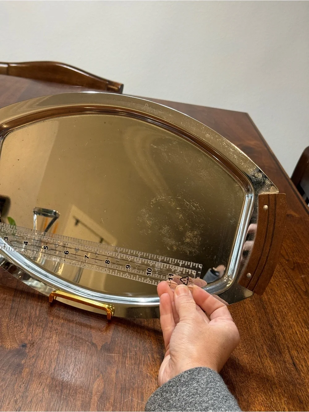 Vintage mid-century modern carousel bar set